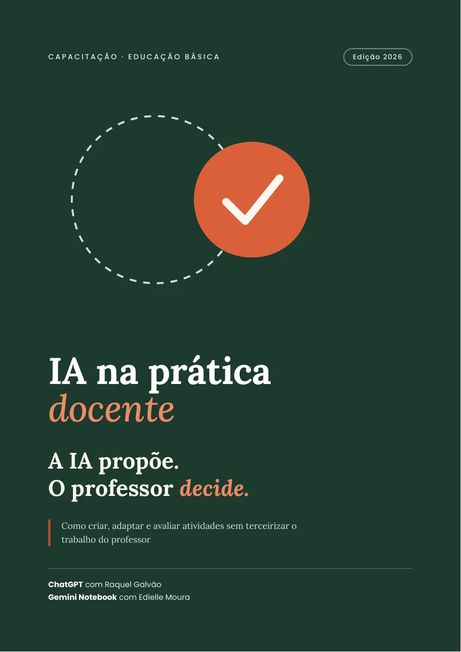 Capa do e-book IA na prática docente
